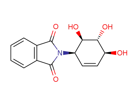 (-)-2-((1R,4S,5R,6R)-4,5,6-trihydroxycyclohex-2-en-1-yl)-1H-isoindole-1,3(2H)-dione