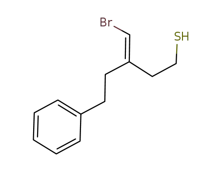 (E)-3-(bromomethylene)-5-phenylpentane-1-thiol