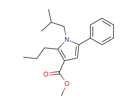 1H-Pyrrole-3-carboxylic acid, 1-(2-methylpropyl)-5-phenyl-2-propyl-,
methyl ester