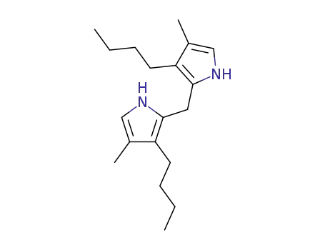 Molecular Structure of 116748-68-6 (1H-Pyrrole, 2,2'-methylenebis[3-butyl-4-methyl-)
