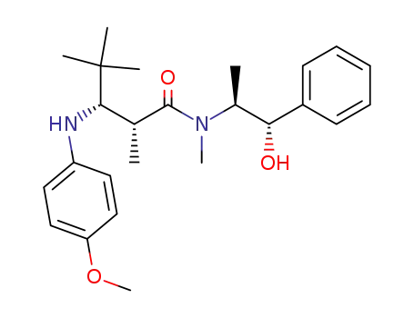 [2R,3S,1'S,2'S]-(+)-3-(4-methoxyphenylamino)-N,2,4,4-tetramethyl-N-(2'-phenyl-2'hydroxy-1'methylethyl)pentanamide