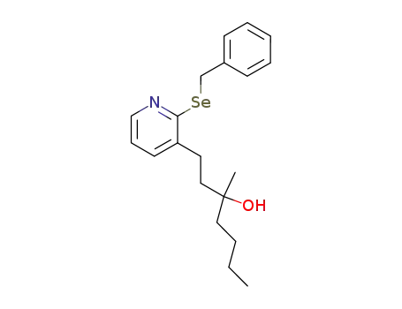3-Pyridinepropanol, a-butyl-a-methyl-2-[(phenylmethyl)seleno]-