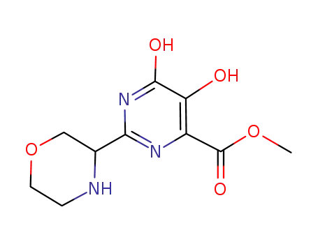 methyl 5,6-dihydroxy-2-(morpholin-3-yl)pyrimidine-4-carboxylate