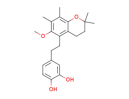 4-[2-(6-methoxy-2,2,7,8-tetramethyl-chroman-5-yl)-ethyl]-benzene-1,2-diol