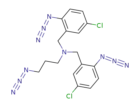 N,N-bis(2-azido-5-chlorobenzyl)-N-(3-azidopropyl)amine
