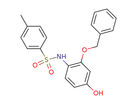 Benzenesulfonamide, N-[4-hydroxy-2-(phenylmethoxy)phenyl]-4-methyl-