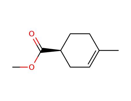 Molecular Structure of 134235-79-3 (3-Cyclohexene-1-carboxylicacid,4-methyl-,methylester,(S)-(9CI))