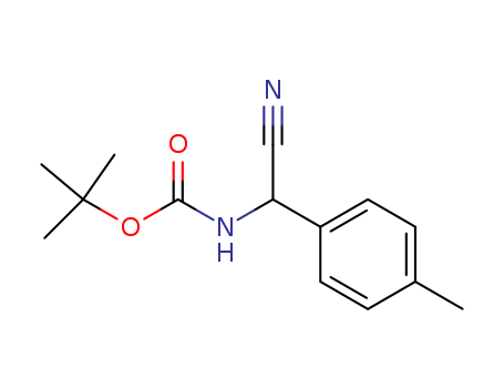 (Cyano-p-tolyl-methyl)-carbamic acid tert-butyl ester