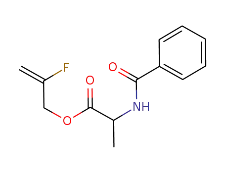 2-fluoroprop-2-enyl 2-(benzoylamino)propanoate
