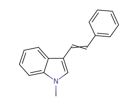 β-(N-methyl-3-indolyl)styrene
