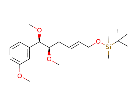 Benzene,
1-[(1R,2R,4E)-6-[[(1,1-dimethylethyl)dimethylsilyl]oxy]-1,2-dimethoxy-4-
hexen-1-yl]-3-methoxy-
