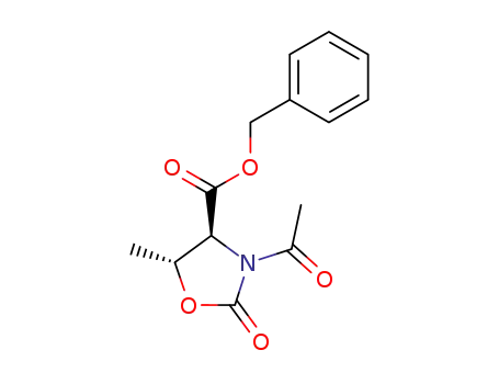 3-acetyl-5-methyl-2-oxo-oxazolidine-4-carboxylic acid benzyl ester
