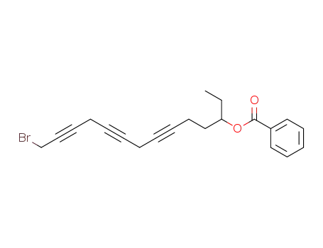 rac-3-(benzoyloxy)-14-bromotetradeca-6,9,12-triyne