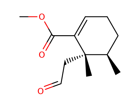 (5R,6S)-5,6-Dimethyl-6-(2-oxo-ethyl)-cyclohex-1-enecarboxylic acid methyl ester