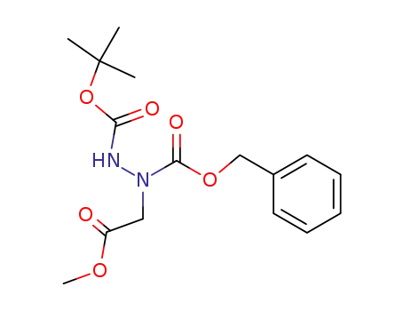 2-benzyloxycarbonyl-1-tert-butoxycarbonyl-2-methoxycarbonylmethylhydrazine
