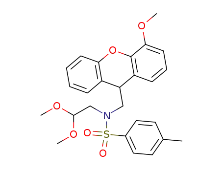 N-(2,2-dimethoxyethyl)-N-tosyl-9-aminomethyl-4-methoxy-9H-xanthene