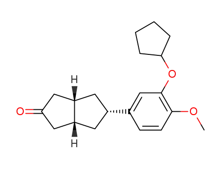 (3aR,6aS)-5-[3-(cyclopentyloxy)-4-methoxyphenyl]hexahydro-2(1H)-pentalenone