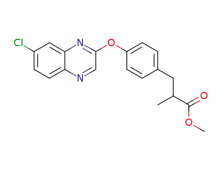methyl 3-{4-[(7-chloro-2-quinoxalinyl)oxy]phenyl}-2-methylpropionate