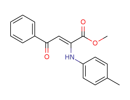 methyl ester of 4-phenyl-2-(p-tolylamino)-4-oxo-2-butenoic acid