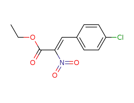 2-Propenoic acid, 3-(4-chlorophenyl)-2-nitro-, ethyl ester, (Z)-