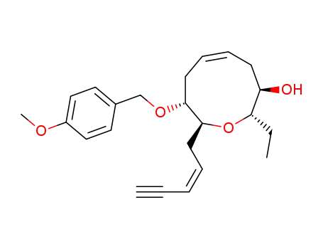 (Z,2S,3R,8R,9S)-2-ethyl-3-hydroxy-8-(4-methoxybenzyloxy)-9-((Z)-pent-2-en-4-ynyl)-2,3,4,7,8,9-hexahydrooxonine