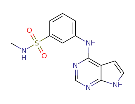3-((7H-pyrrolo[2,3-d]pyrimidin-4-yl)amino)-N-methylbenzenesulfonamide