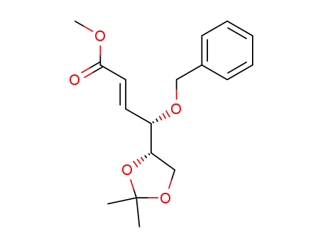 (E,S,S)-methyl 4-O-benzyl-5,6-di-O-isopropylidene-4,5,6-trihydroxy-2-hexenoate