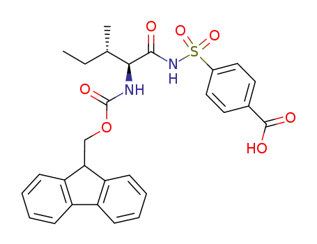 4-[(2S,3S)-2-(9H-Fluoren-9-ylmethoxycarbonylamino)-3-methyl-pentanoylsulfamoyl]-benzoic acid