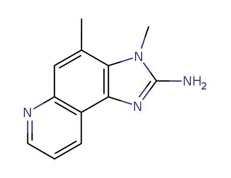 Molecular Structure of 77094-11-2 (2-AMINO-3,4-DIMETHYL-3H-IMIDAZO [4,5-F]QUINOLINE)