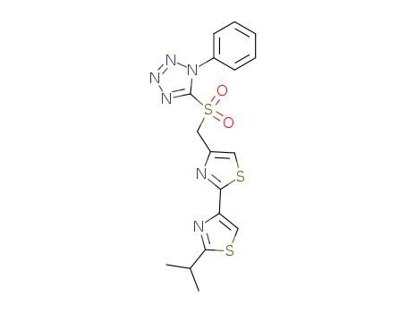 5-(2'-isopropyl[2,4']bithiazolyl-4-ylmethylnesulfonyl)-1-phenyl-1H-tetrazole