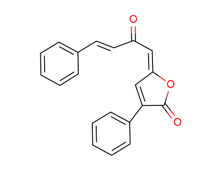 2(5H)-Furanone, 5-[(3E)-2-oxo-4-phenyl-3-buten-1-ylidene]-3-phenyl-,
(5E)-