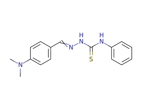 4-(Dimethylamino)benzaldehyde N-phenylthiosemicarbazone cas  22043-39-6