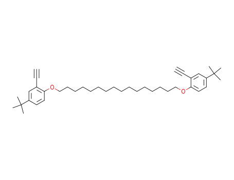 1,16-bis(4-tert-butyl-2-ethynylphenyloxy)hexadecane