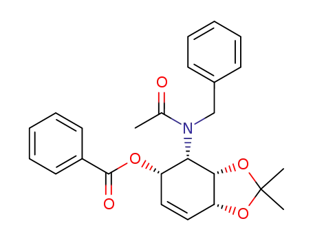 (1S,2S,3S,6R)-3-benzoyloxy-2-(N-benzyl)acetamido-8,8-dimethyl-7,9-dioxabicyclo[4.3.0]non-4-ene