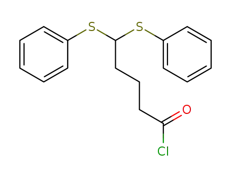 5,5-bis-phenylsulfanyl-pentanoyl chloride