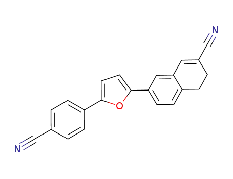 2-Naphthalenecarbonitrile, 7-[5-(4-cyanophenyl)-2-furanyl]-3,4-dihydro-