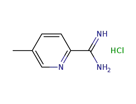 Molecular Structure of 875293-96-2 (5-MethylpicoliniMidaMide hydrochloride)