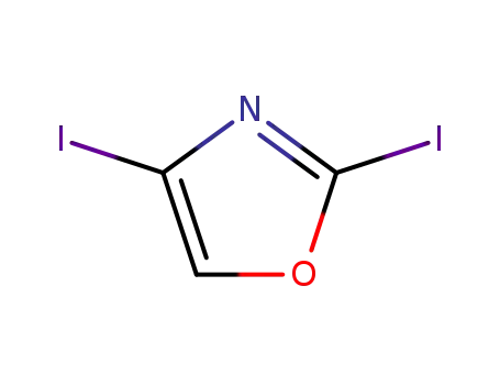 Molecular Structure of 1037597-73-1 (2,4-Diiodooxazole)