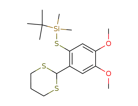 Silane,
(1,1-dimethylethyl)[[2-(1,3-dithian-2-yl)-4,5-dimethoxyphenyl]thio]dimeth
yl-