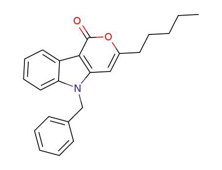 5-benzyl-3-pentylindolo[3,2-c]pyrane-1(5H)-one