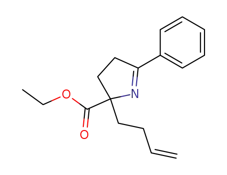 ethyl 5-(but-3'-en-1'-yl)-2-phenyl-1-pyrroline-5-carboxylate
