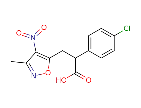 5-이속사졸프로판산, -알파–(4-클로로페닐)-3-메틸-4-니트로-