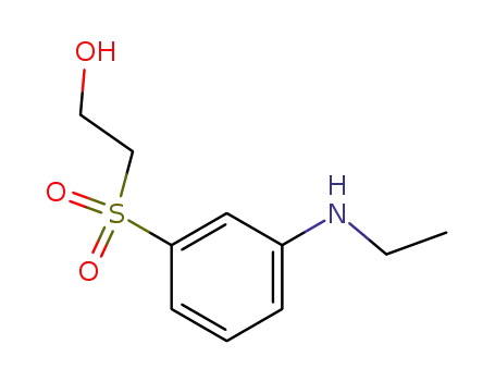 Molecular Structure of 83567-05-9 (2-{[3-(Ethylamino)-phenyl]-sulfonyl}-ethanol)