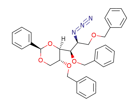 2-azido-1,3,5-tri-O-benzyl-4,6-O-benzylidene-2-deoxy-D-glucitol