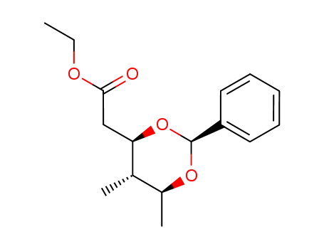ethyl 2-((2S,4R,5S,6S)-5,6-dimethyl-2-phenyl-1,3-dioxan-4-yl)acetate
