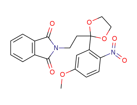 1H-Isoindole-1,3(2H)-dione,
2-[2-[2-(5-methoxy-2-nitrophenyl)-1,3-dioxolan-2-yl]ethyl]-