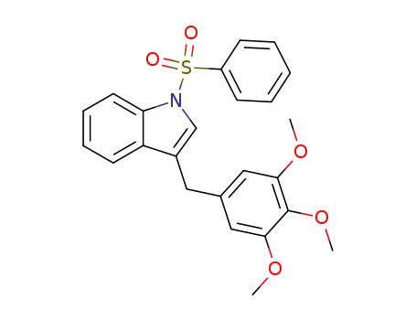 1H-Indole, 1-(phenylsulfonyl)-3-[(3,4,5-trimethoxyphenyl)methyl]-