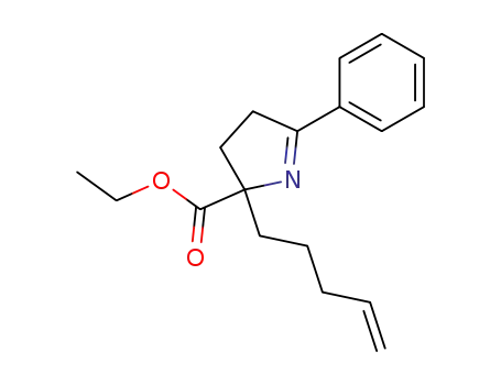 ethyl 5-(pent-4'-en-1'-yl)-2-phenyl-1-pyrroline-5-carboxylate