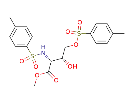 methyl (2R,3R)-3-hydroxy-2-(4-methylphenylsulfonamido)-4-tosyloxybutanoate