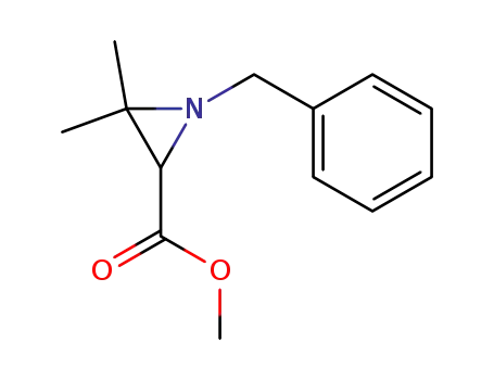 1-benzyl-3,3-dimethyl-aziridine-2-carboxylic acid methyl ester